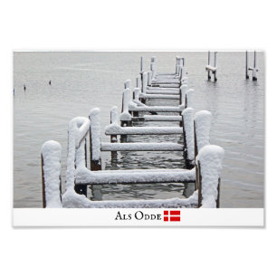 Beautiful Als Odde Winter! Photo Print