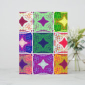 Beautiful Amazing African Checkered Print pattern (Standing Front)