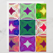 Beautiful Amazing African Checkered Print pattern (Front/Back)