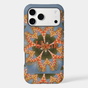 Beautiful amazing African colorful Giraffe blank iPhone 17 Pro Max Case