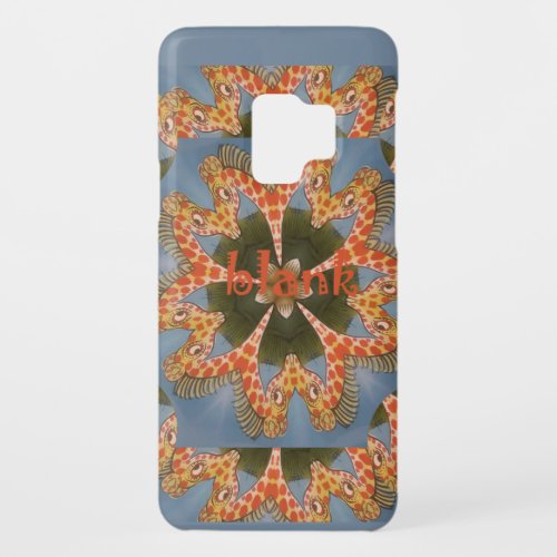 Beautiful amazing African colorful Giraffe blank Case_Mate Samsung Galaxy S9 Case