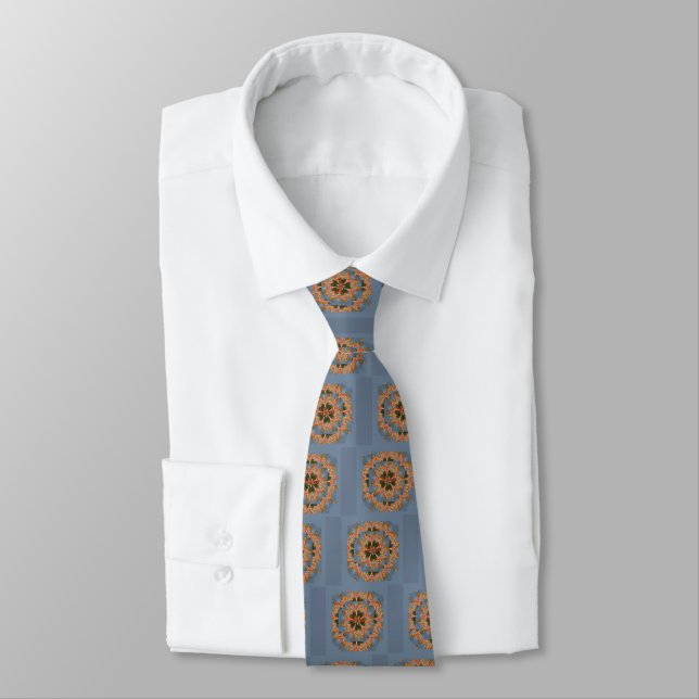 Beautiful amazing African colorful Giraffe blank Tie (Tied)