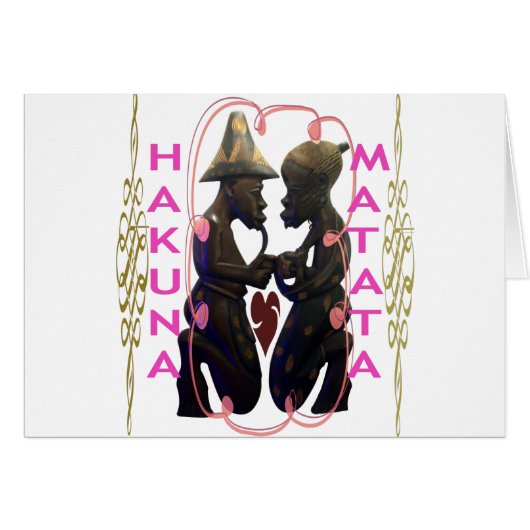Beautiful Amazing African Couple: A Romantic Art (Front Horizontal)