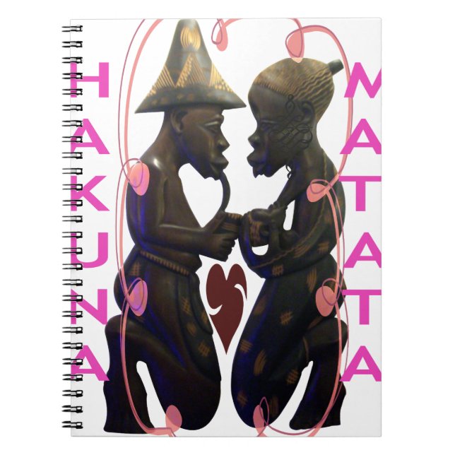Beautiful  Amazing African Couple: A Romantic Art Notebook (Front)