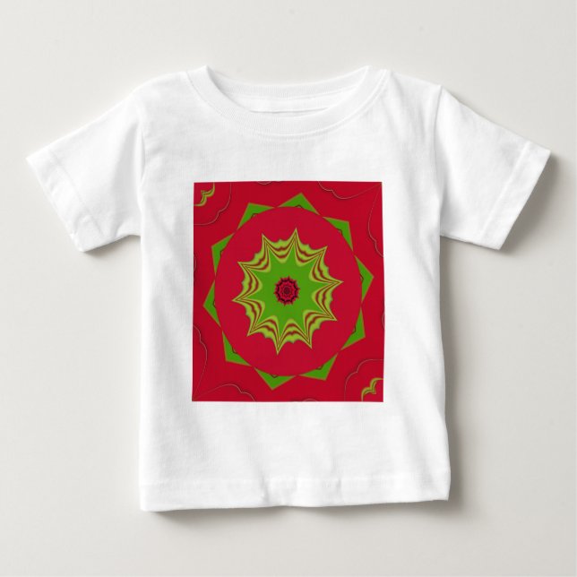Beautiful amazing  African ethnic tribal red  Art Baby T-Shirt (Front)