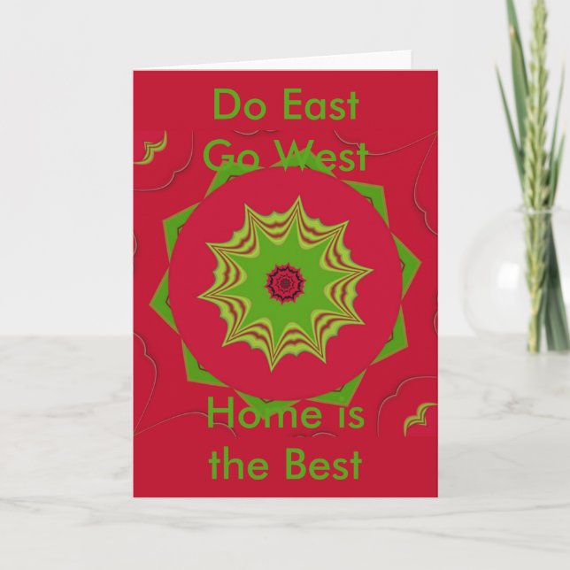 Beautiful amazing  African ethnic tribal red  Art Card (Front)