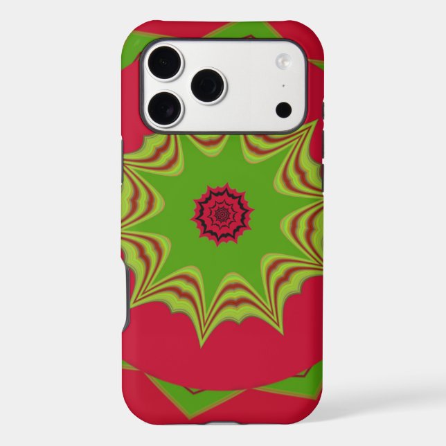 Beautiful amazing  African ethnic tribal red  Art Case-Mate iPhone Case (Back)