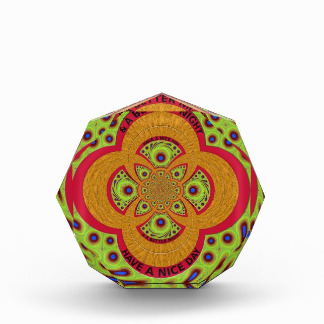  Beautiful amazing African Mandala Pattern Design Award (Front)
