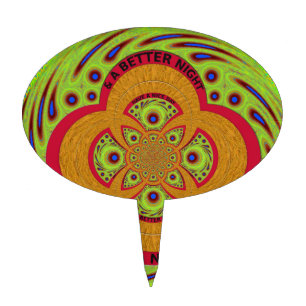  Beautiful amazing African Mandala Pattern Design Cake Topper