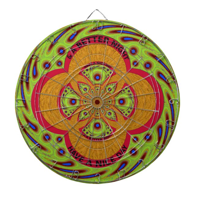  Beautiful amazing African Mandala Pattern Design Dart Board (Front)
