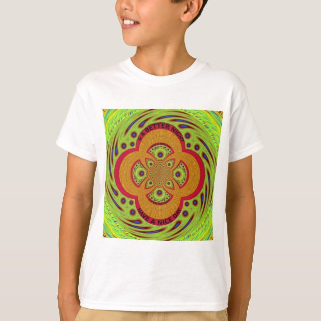  Beautiful amazing African Mandala Pattern Design T-Shirt (Front)