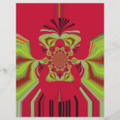 Beautiful Amazing African Red yellow Motif Pattern (Front)