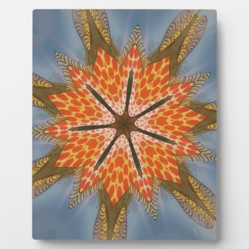 Beautiful Amazing African Star Print Design Plaque