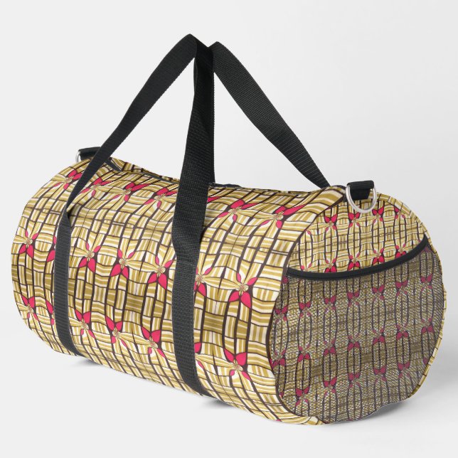 Beautiful Amazing African Tribal Print colorful  Duffle Bag (Right Corner)