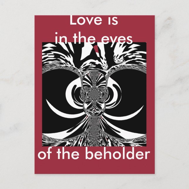  Beautiful amazing African white black Print art Postcard (Front)