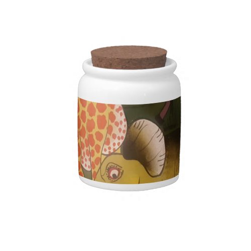 Beautiful Amazing African wild animal safari color Candy Jar