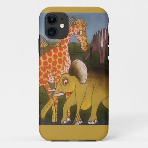 Beautiful Amazing African wild animal safari color iPhone 11 Case