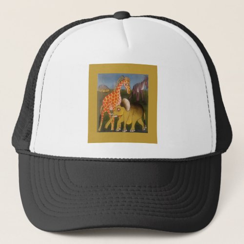 Beautiful Amazing African wild animal safari color Trucker Hat