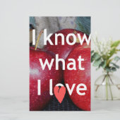 Beautiful Amazing Apple Text Quote Design (Standing Front)