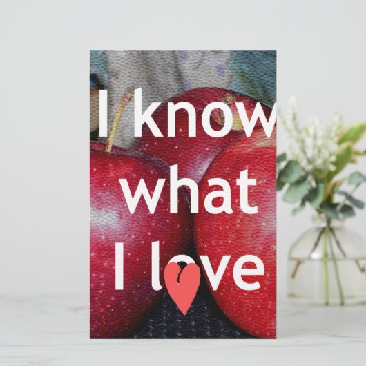 Beautiful Amazing Apple Text Quote Design (Standing Front)