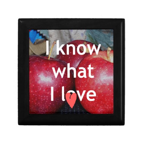 Beautiful Amazing Apple Text Quote Design Keepsake Box