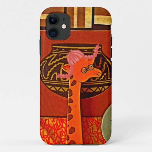 Beautiful amazing baby funny giraffe iPhone 11 case
