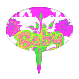 Beautiful Amazing Baby Pink Inspirational Floral  Cake Topper