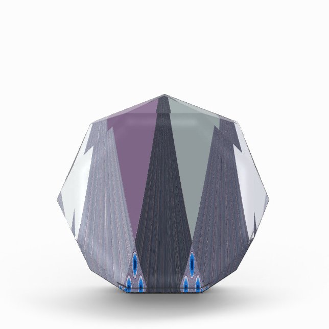 Beautiful Amazing Chevron Design Art Print Acrylic Award (Front)