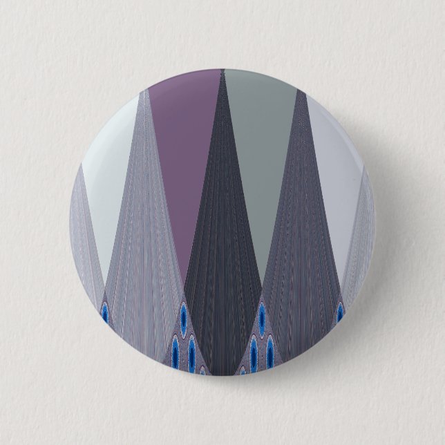 Beautiful Amazing Chevron Design Art Print Button (Front)