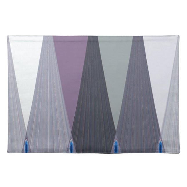 Beautiful Amazing Chevron Design Art Print Cloth Placemat (Front)