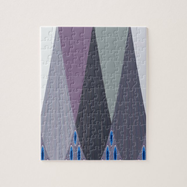 Beautiful Amazing Chevron Design Art Print Jigsaw Puzzle (Vertical)