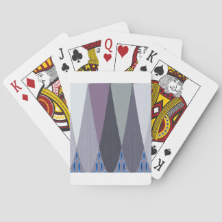 Beautiful Amazing Chevron Design Art Print Poker Cards