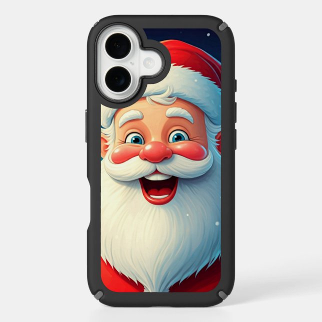 Beautiful Amazing Close Up Santa Christmas Design  Speck iPhone Case (Front)