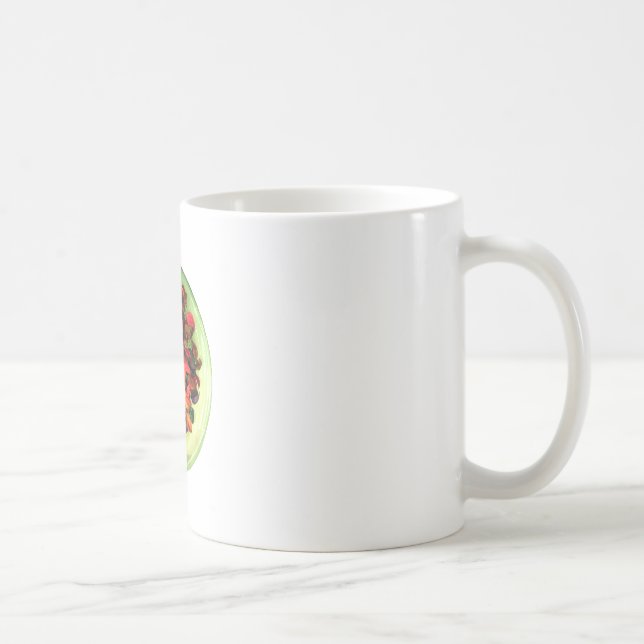 Beautiful amazing colorful rose design coffee mug (Right)