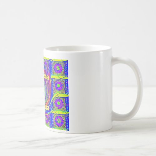 Beautiful Amazing Colorful  Whirl Vector Geometric Coffee Mug