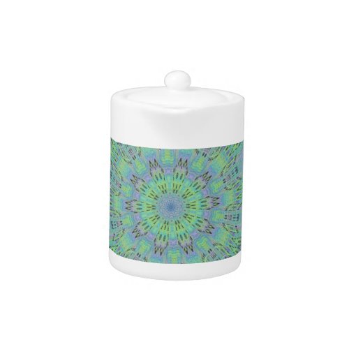 Beautiful Amazing Cool Green Floral pattern Design Teapot