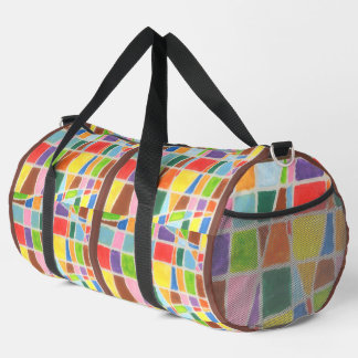 Beautiful Amazing Cool Happy Earth Colors Collage Duffle Bag