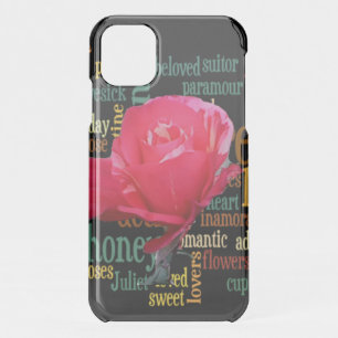 Beautiful amazing cool red rose iPhone 11 case