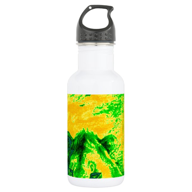 Beautiful amazing customizable Trendy Art Design  Stainless Steel Water Bottle (Front)