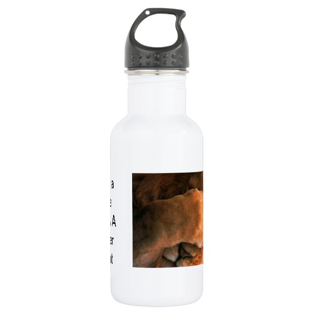 Beautiful amazing customizable Trendy Art Design  Stainless Steel Water Bottle (Front)