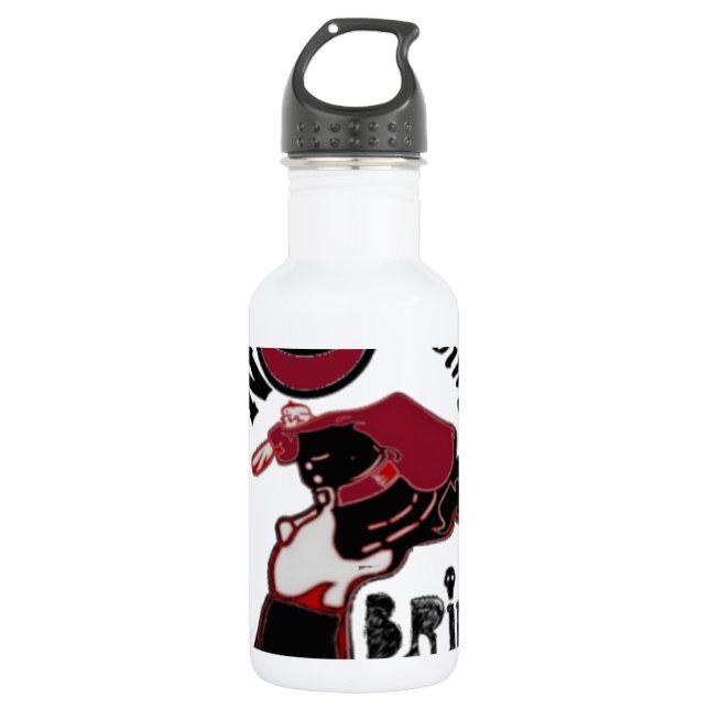 Beautiful amazing customizable Trendy Art Design  Stainless Steel Water Bottle (Front)