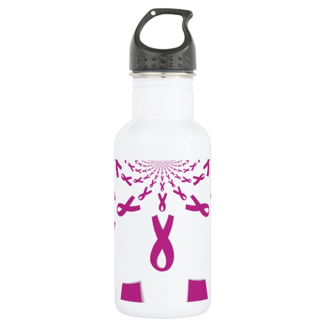 Beautiful amazing customizable Trendy Art Design  Stainless Steel Water Bottle (Front)