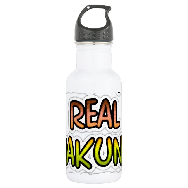 Beautiful amazing customizable Trendy Art Design  Stainless Steel Water Bottle (Front)