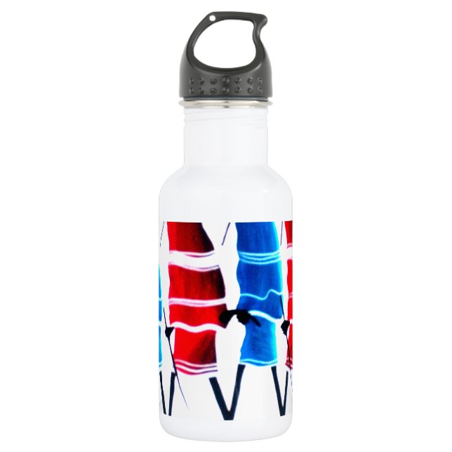 Beautiful amazing customizable Trendy Art Design  Stainless Steel Water Bottle (Front)