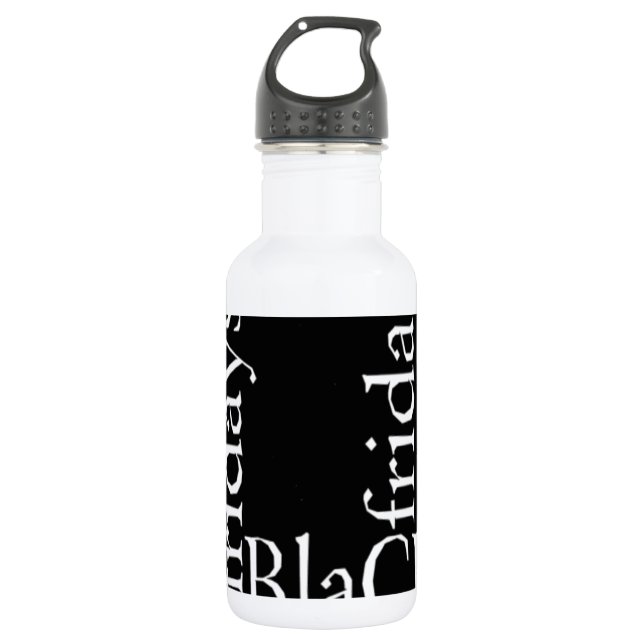 Beautiful amazing customizable Trendy Art Design  Stainless Steel Water Bottle (Front)