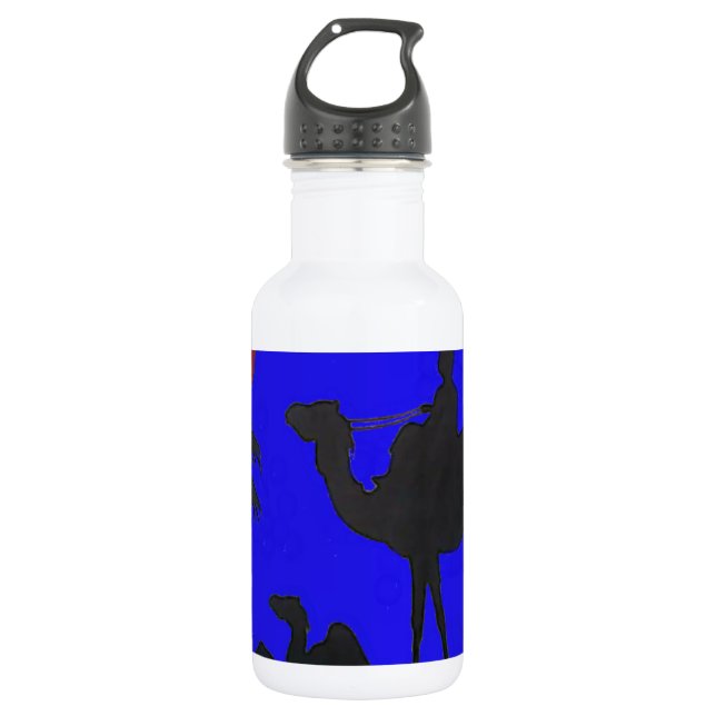 Beautiful amazing customizable Trendy Art Design  Stainless Steel Water Bottle (Front)