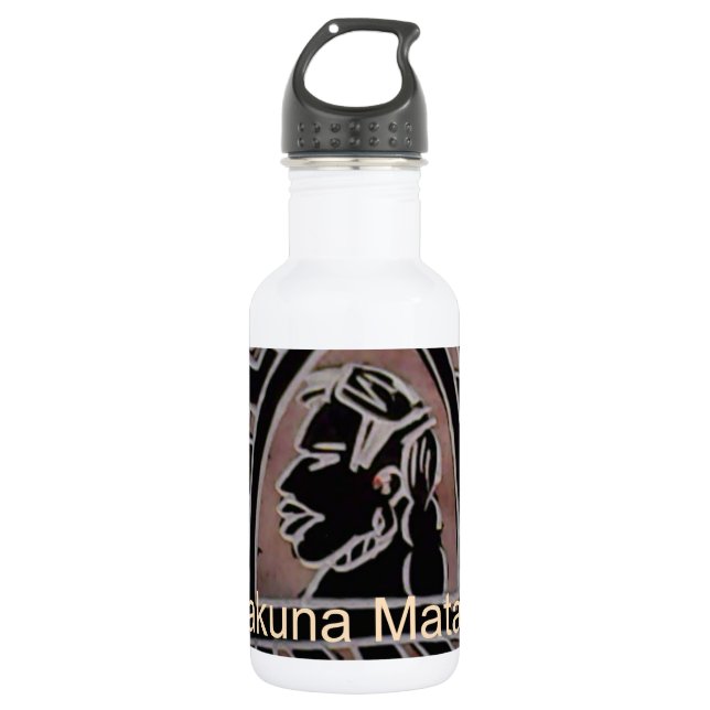 Beautiful amazing customizable Trendy Art Design  Stainless Steel Water Bottle (Front)