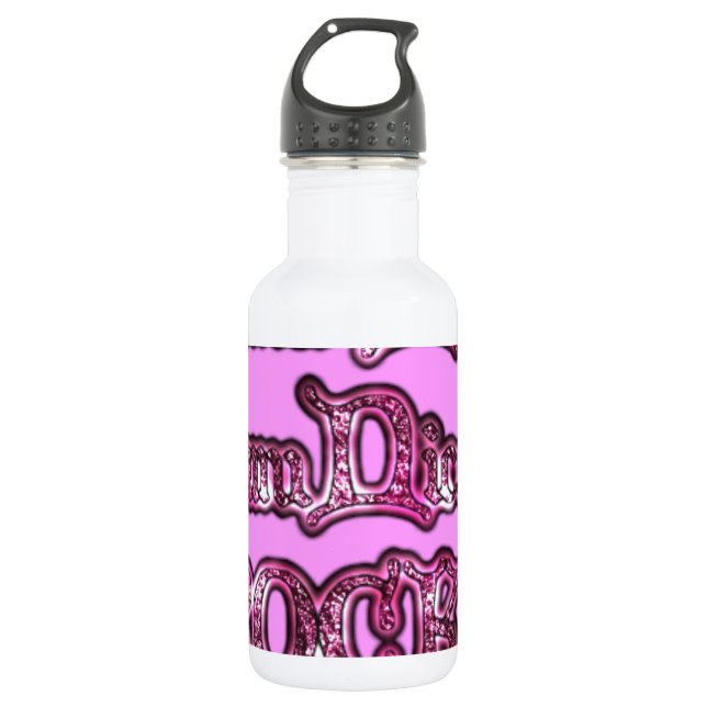 Beautiful amazing customizable Trendy Art Design  Stainless Steel Water Bottle (Front)