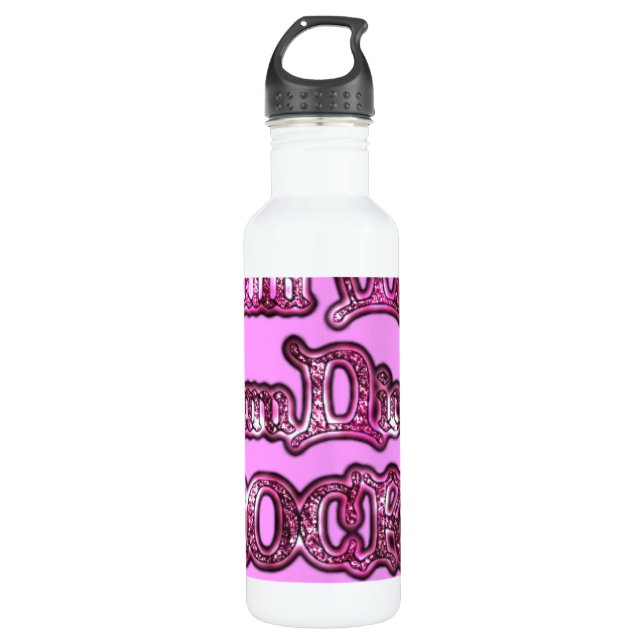 Beautiful amazing customizable Trendy Art Design  Stainless Steel Water Bottle (Front)