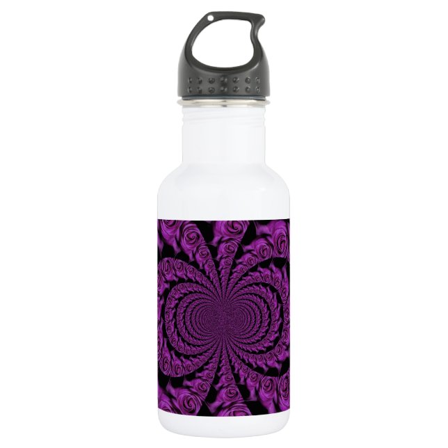 Beautiful amazing customizable Trendy Art Design  Stainless Steel Water Bottle (Front)